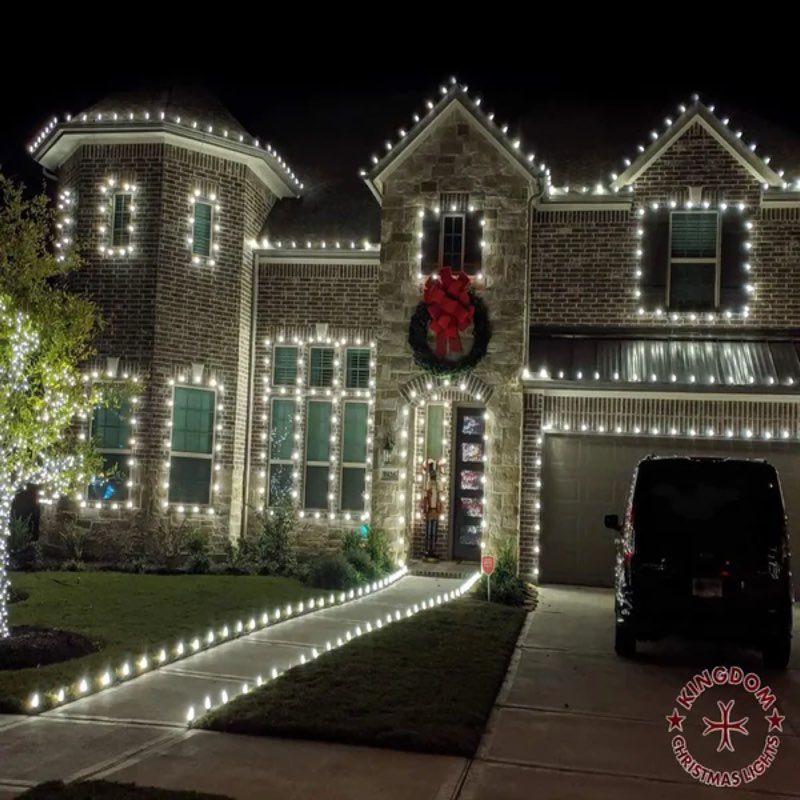 Christmas lights Aubrey